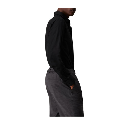 CALVIN KLEIN Camicia elegante Camicia Uomo in popeline slim fit Nero A24 - CALVIN KLEINK110856 - BEH - S - Francavilla Moda